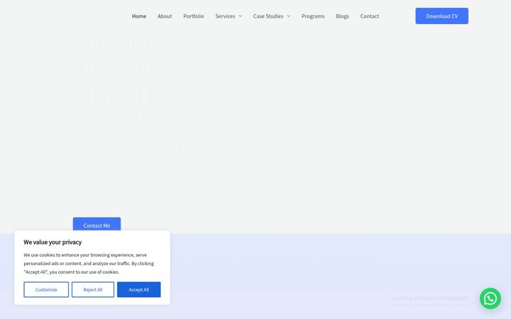 Screenshot of digitalfardeenkhan.com
