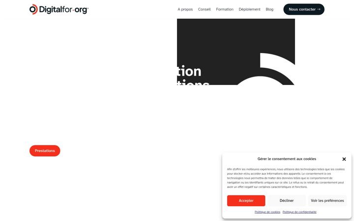 Screenshot of digitalfor.org