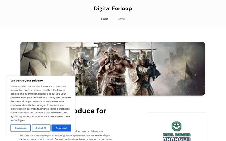 Screenshot of digitalforloop.com