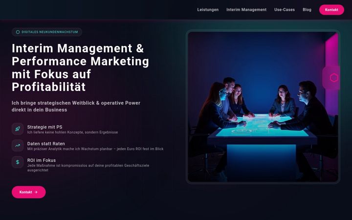 Screenshot stránky digitalforvalue.de