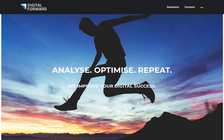 Skärmbild av digitalforward.de