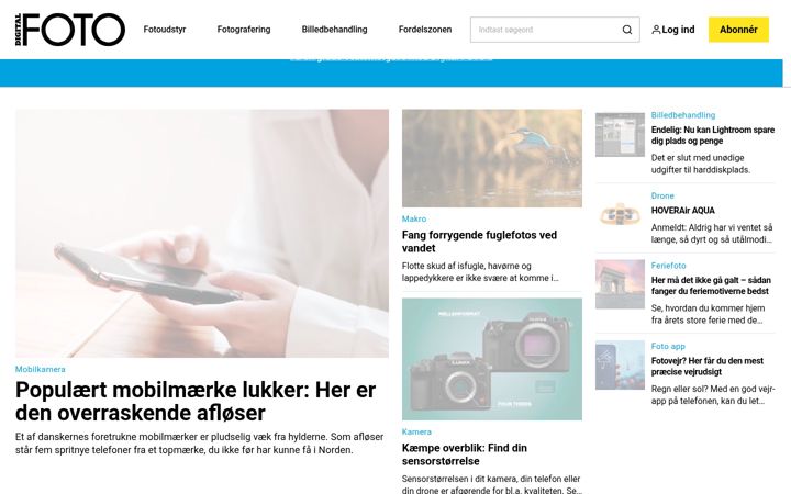 Screenshot of digitalfoto.dk