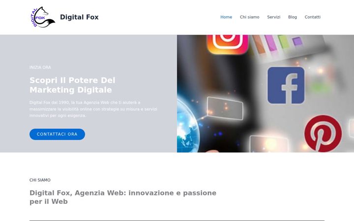 Screenshot of digitalfoxagency.com