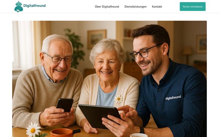Screenshot of digitalfreund.ch