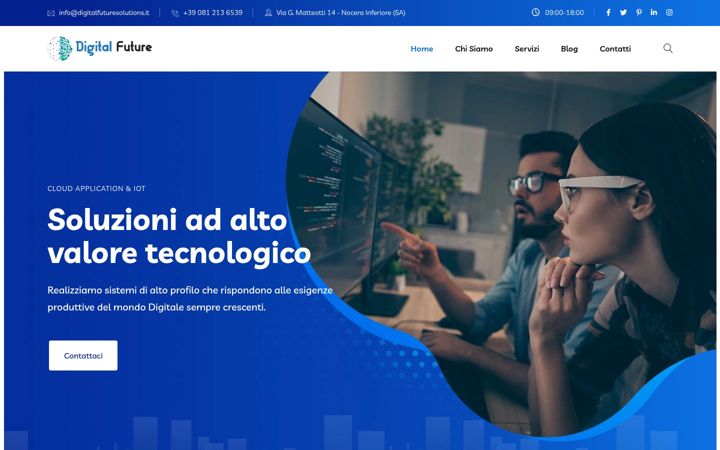 Screenshot von digitalfuturesolutions.it