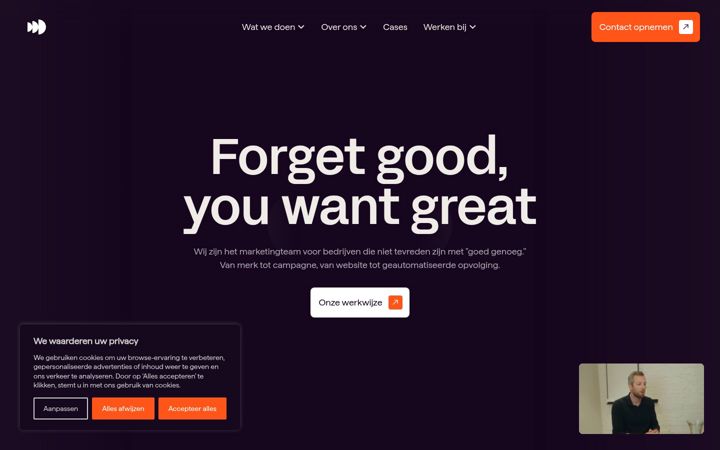 Zrzut ekranu digitalgrowthagency.nl