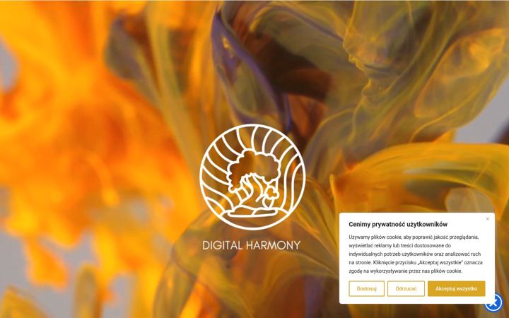 Snimka zaslona za digitalharmony.pl