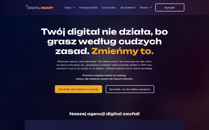 Snimka zaslona za digitalheart.pl