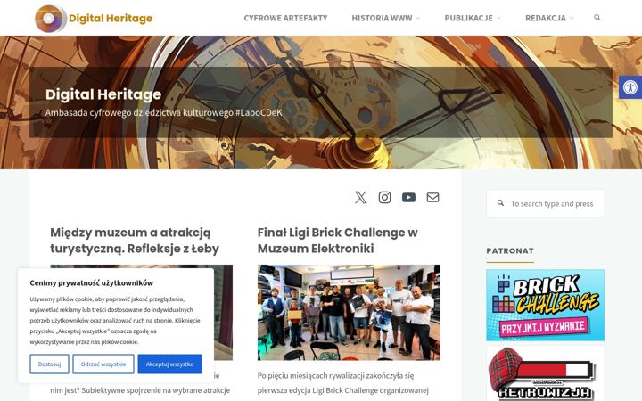 Snimka zaslona za digitalheritage.pl