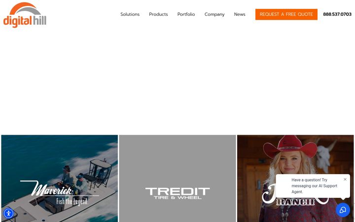 Screenshot of digitalhill.com