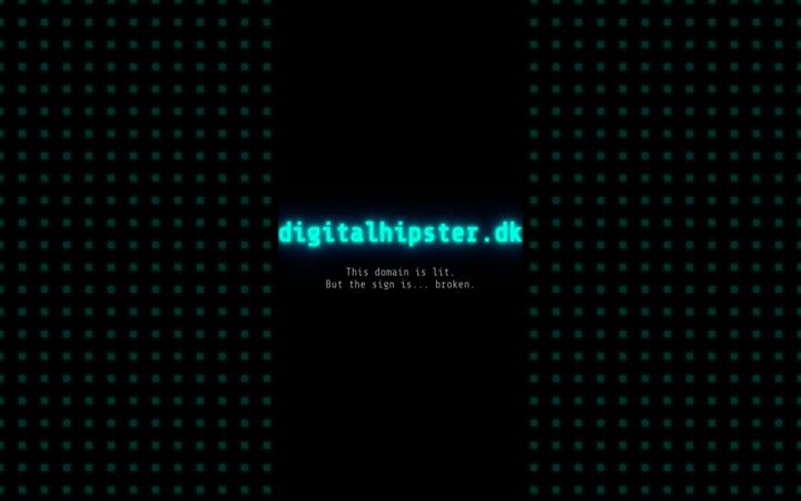 Screenshot of digitalhipster.dk