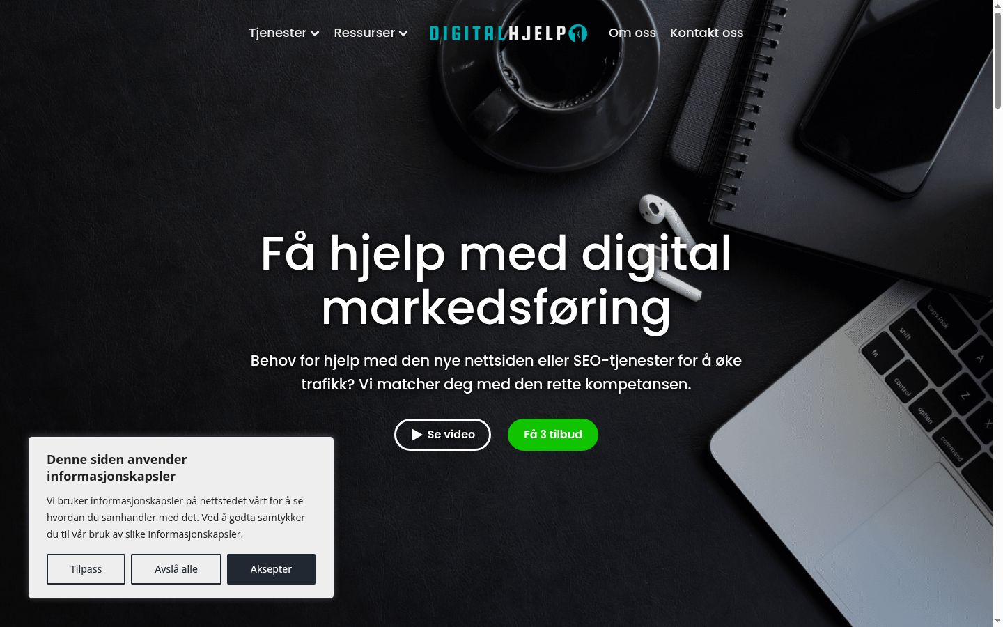 Sutikimo reklamjuostės, rodytos prieš bet kokią sąveiką, ekrano kopija