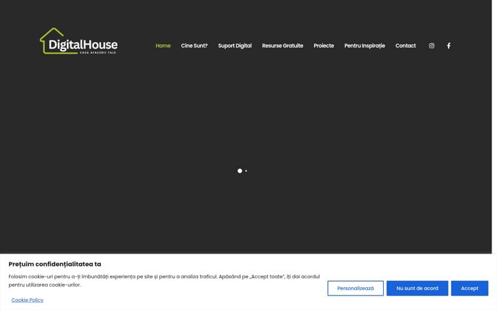 Skärmbild av digitalhouse.ro