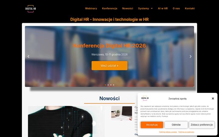 Snimka zaslona za digitalhr.pl