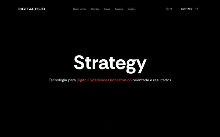 Captura de pantalla de digitalhub.com.br