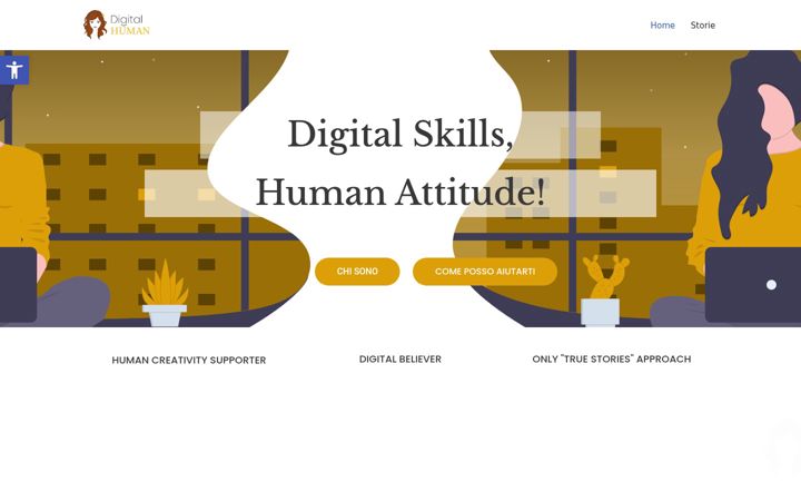 Screenshot stránky digitalhuman.it
