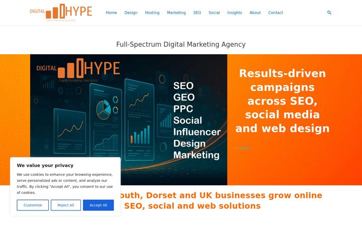 Skärmbild av digitalhype.co.uk