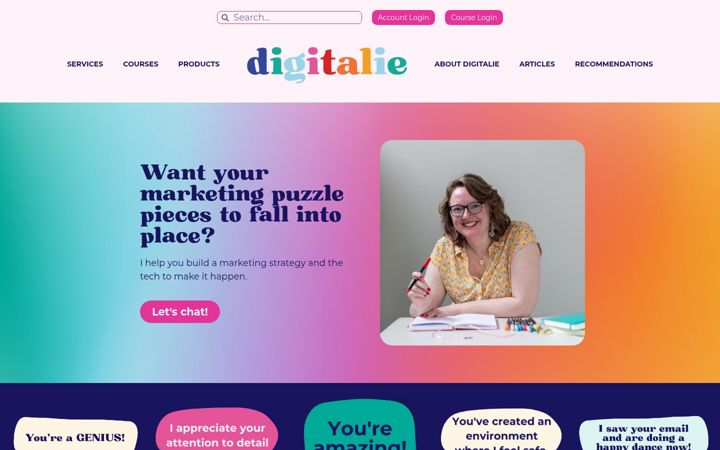 Screenshot of digitalie.eu