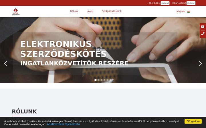 Screenshot of digitalingatlan.hu