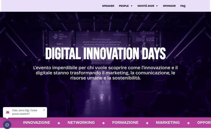 Screenshot of digitalinnovationdays.com