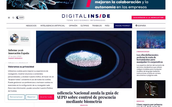 Ekraanipilt saidist digitalinside.es