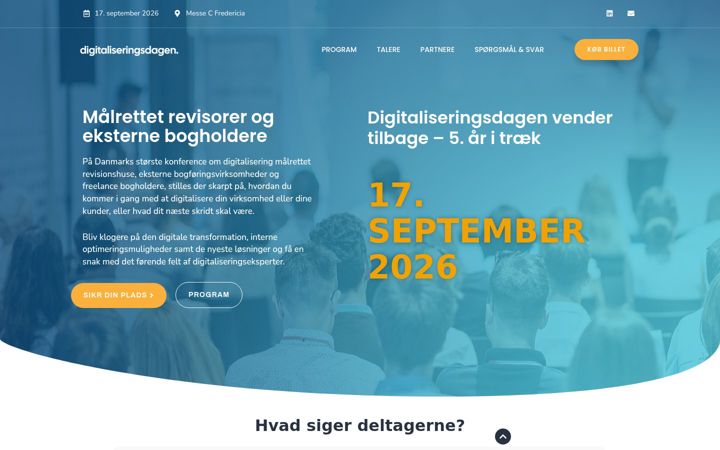 Captura de pantalla de digitaliseringsdagen.dk