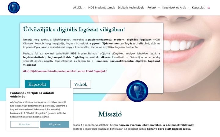 Screenshot of digitalisfogaszat.eu