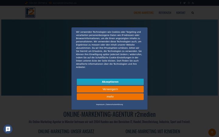 Screenshot of digitalisierungspraxis.de