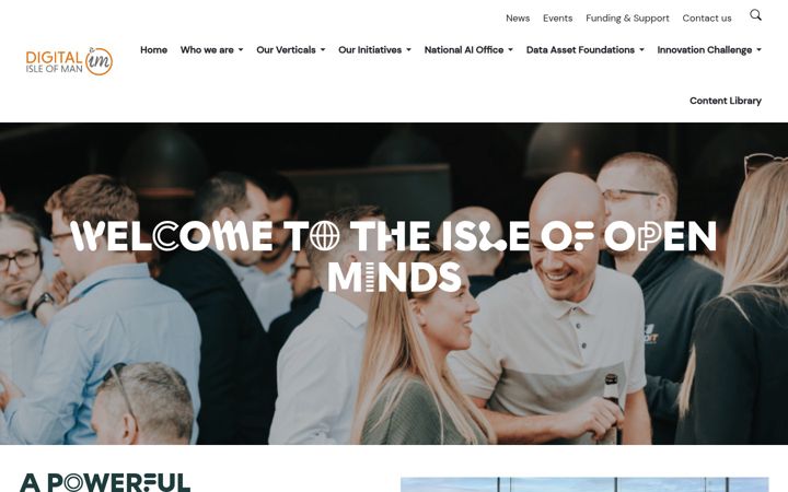 Skärmbild av digitalisleofman.com