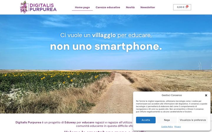 Screenshot of digitalispurpurea.eu