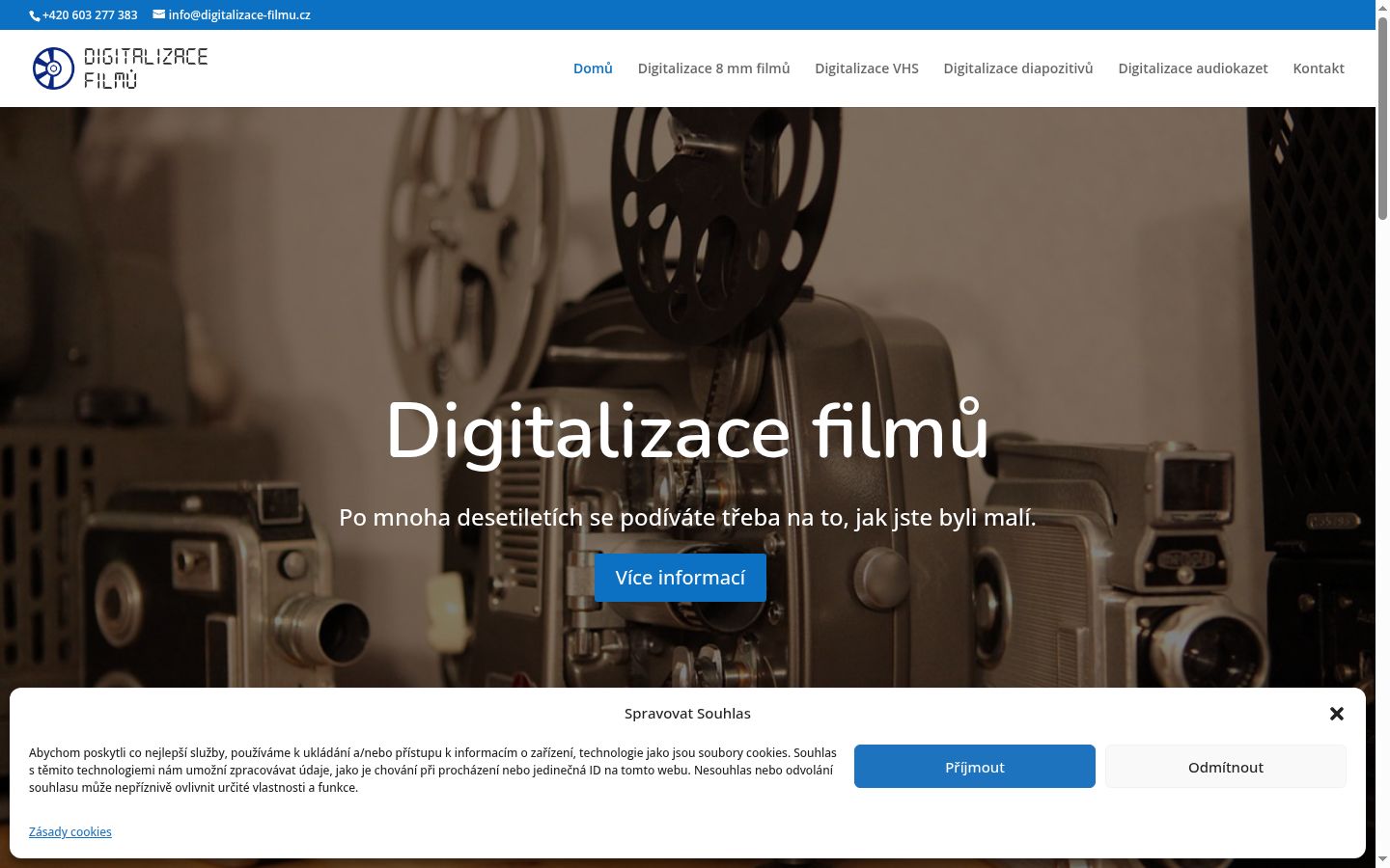 Sutikimo reklamjuostės, rodytos prieš bet kokią sąveiką, ekrano kopija