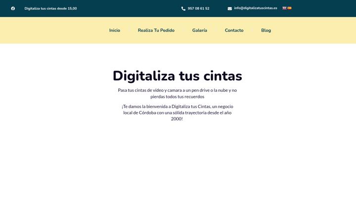 Ekraanipilt saidist digitalizatuscintas.es