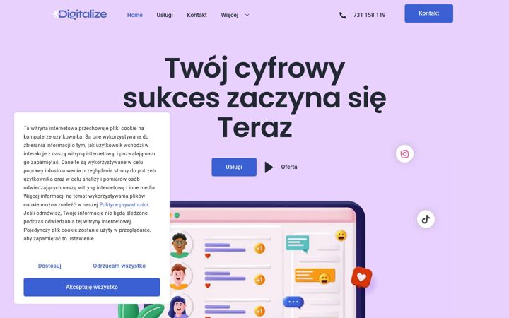 Snimka zaslona za digitalize.pl