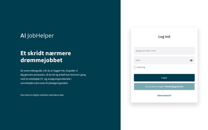 Captură de ecran a digitaljobhelp.ai