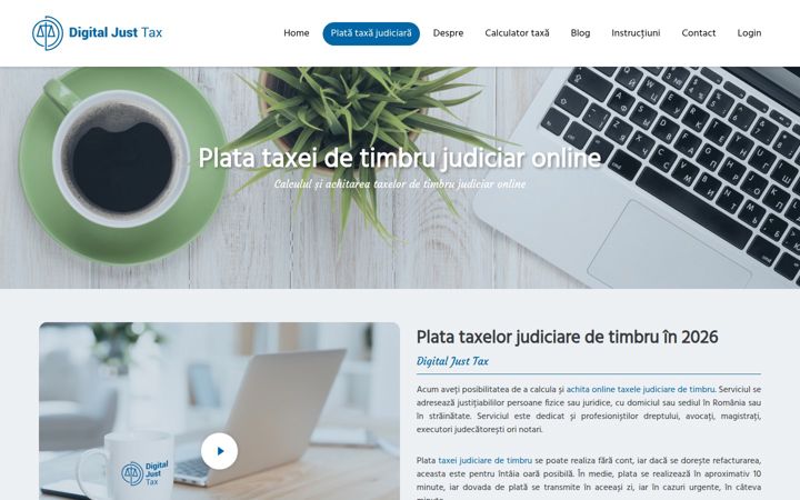 Posnetek zaslona digitaljust.ro