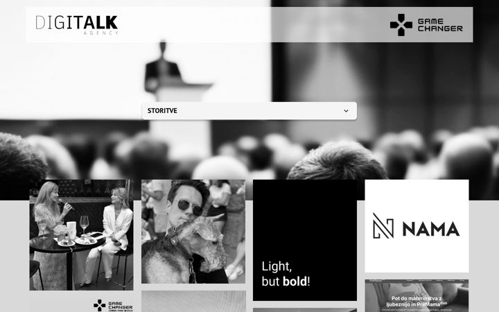 Screenshot ta' digitalk.si