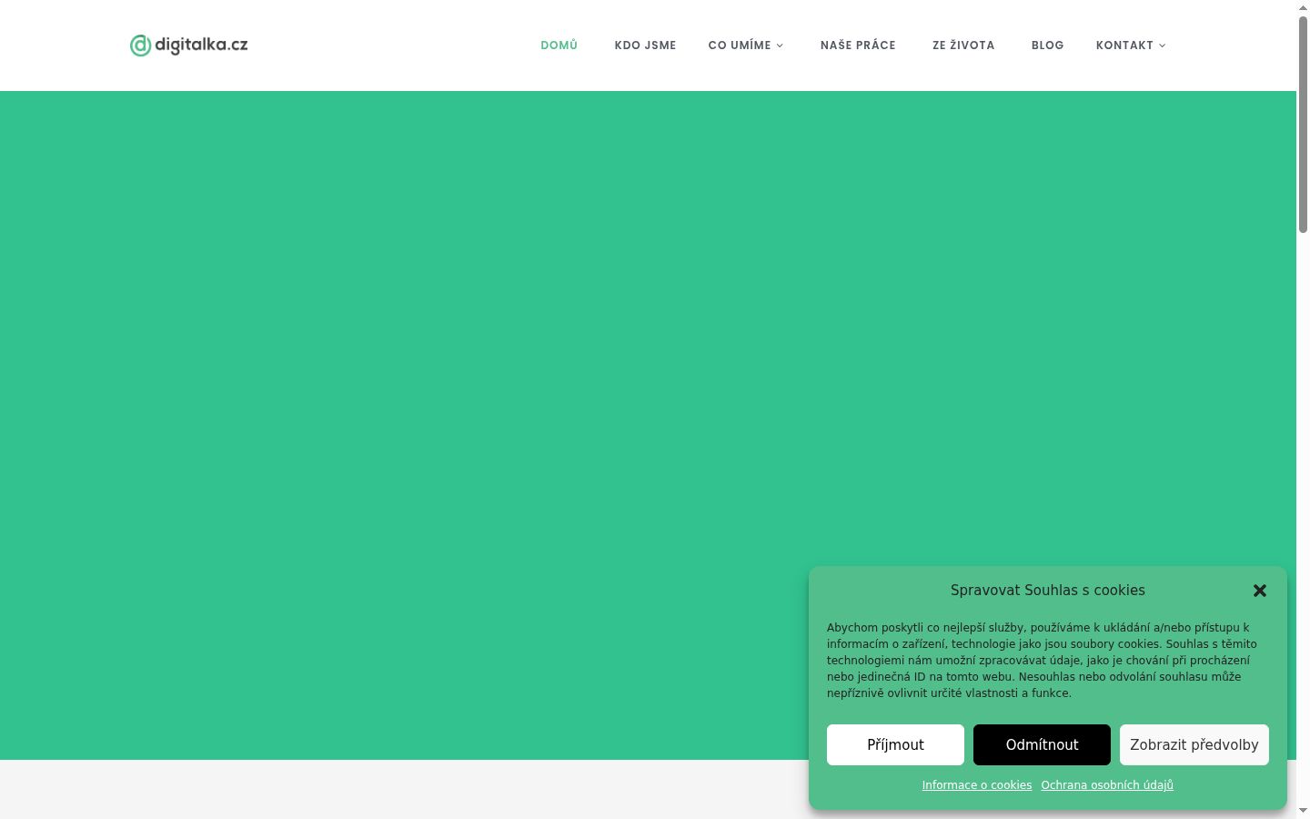 Screenshot tal-banner tal-kunsens muri qabel kwalunkwe interazzjoni
