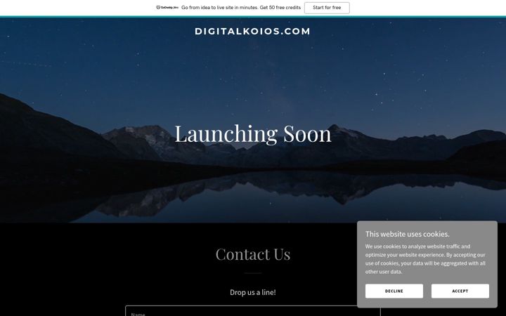 Screenshot of digitalkoios.com