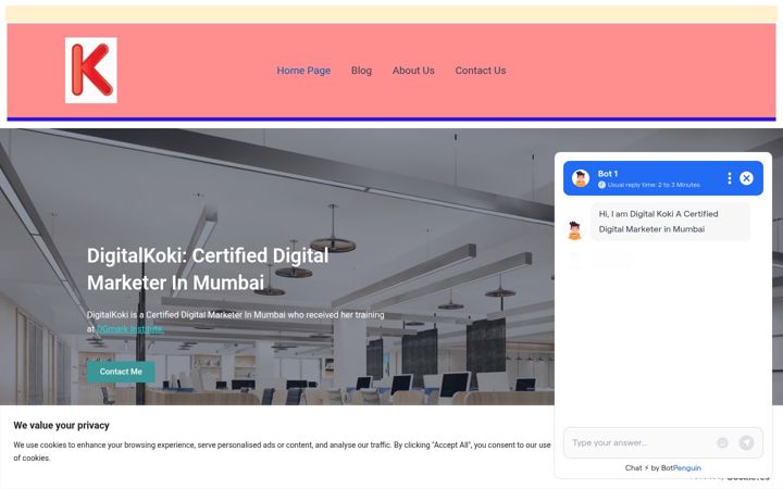 Screenshot of digitalkoki.com