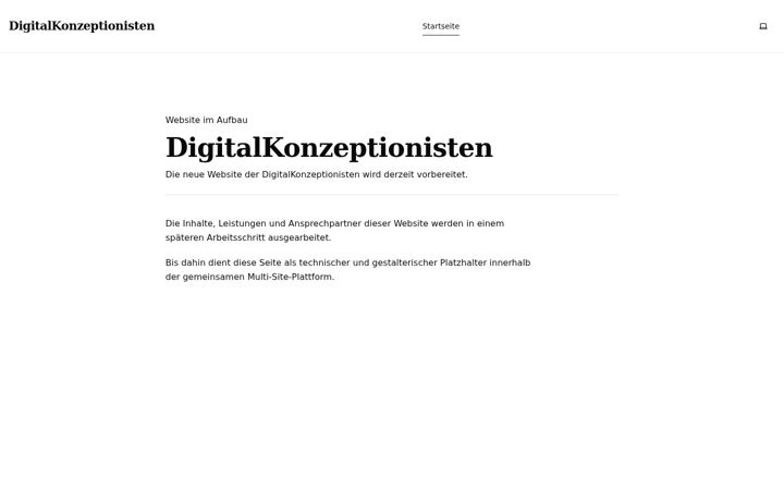 Screenshot of digitalkonzeptionisten.de