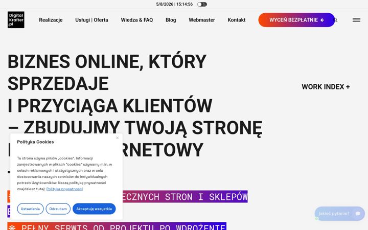 Snimka zaslona za digitalkrafter.pl