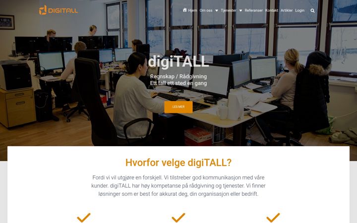 Skærmbillede af digitall.no