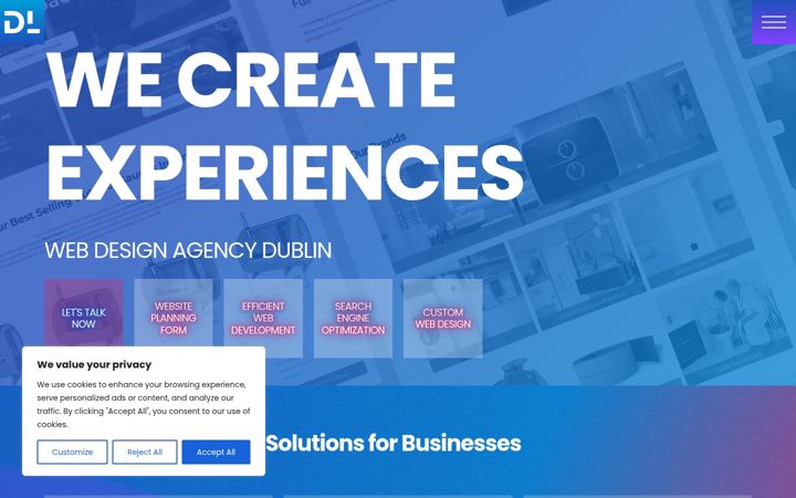 Skærmbillede af digitallab.ie