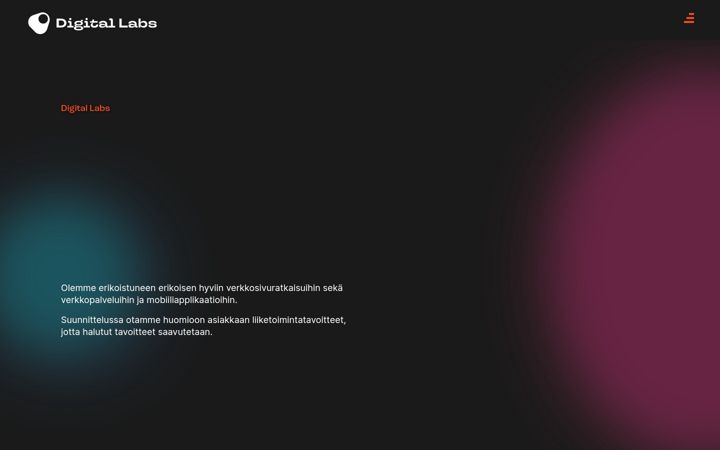 Screenshot di digitallabs.fi