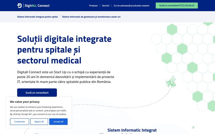 Screenshot stránky digitallconnect.ro