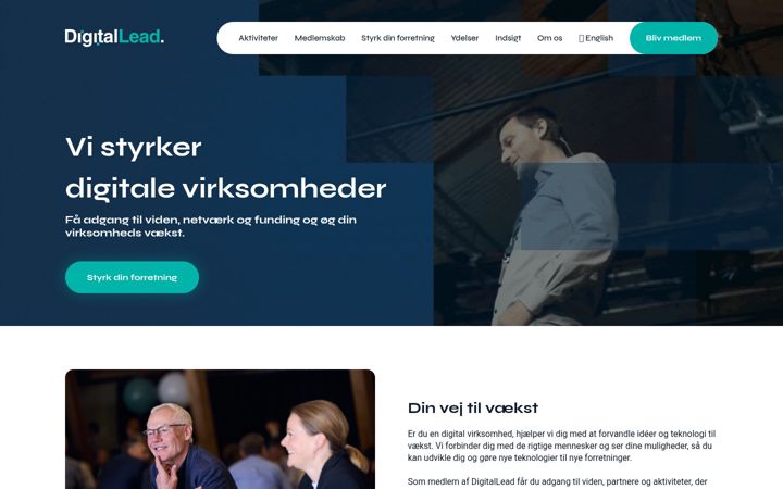 Screenshot of digitallead.dk