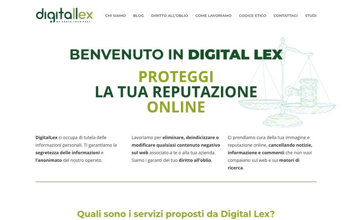 Skærmbillede af digitallex.it