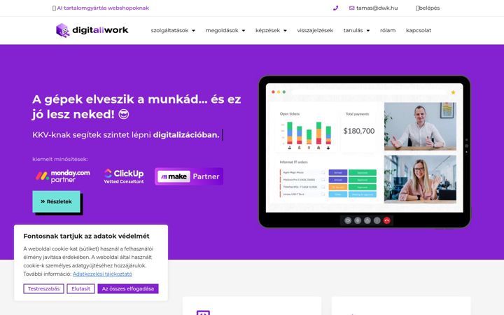 Screenshot of digitallwork.hu
