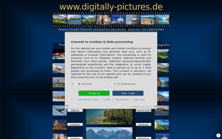 Screenshot di digitally-pictures.de