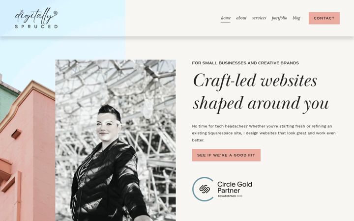 Screenshot of digitallyspruced.com